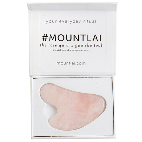 Gua Sha Facial Lifting Tool - Rose Quartz