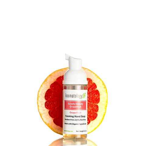 kosmatology grapefruit hand soap travel