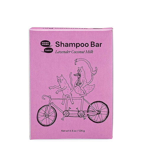 lavender coconut milk shampoo bar