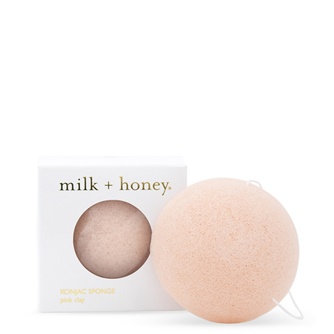 milk and honey pink clay konjac sponge
