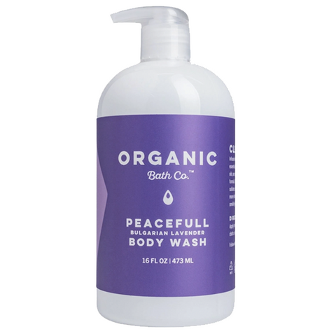 organic bath co body wash peacefull