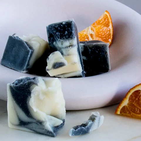 Naughty or Nice: Charcoal + Sweet Orange Soap