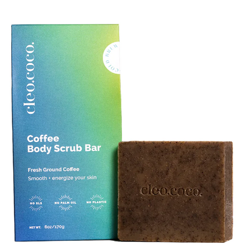 cleo and coco coffee body scrub bar