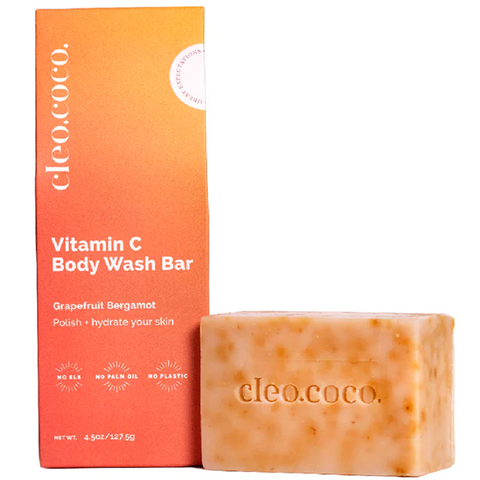 cleo and coco vitamin c body wash bar
