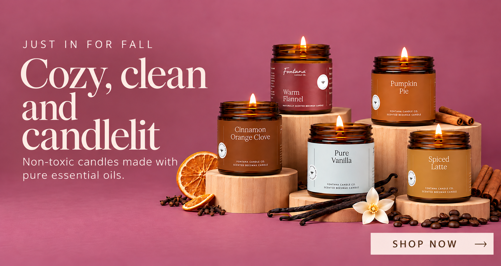 fontana essential oil candles non-toxic