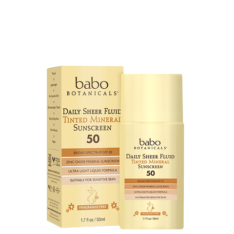 babo botanicals daily sheer fluid tinted