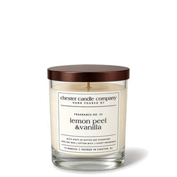 No. 33 Lemon Peel & Vanilla Soy Candle