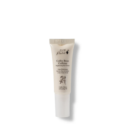100% Pure Coffee Bean Caffeine Eye Cream 0.3 oz Travel Size