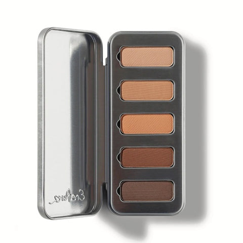 Ere Perez Chamomile Eye Palette in Element Matte, open refillable tin palette