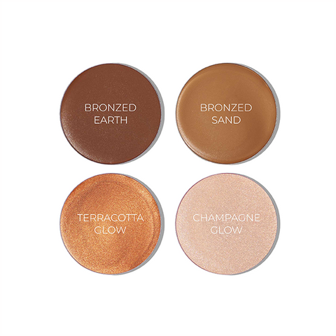 Multi-Use Ceramide Cream Lip +  Cheek Palette - Healthy Bronzed Glow