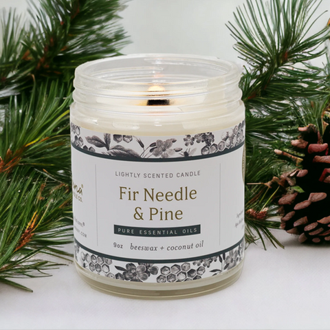 Fir Needle & Pine Essential Oil Candle