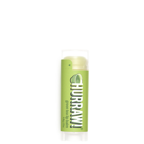 Hurraw! Green Tea Lip Balm - Vegan Organic Raw Lip Balm