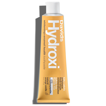 Davids Premium Natural Hydroxyapatite Toothpaste - Orange + Vanilla