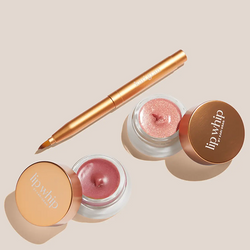 *Limited Edition* Rosie Gold & Blush Lip Whip + Lip Brush