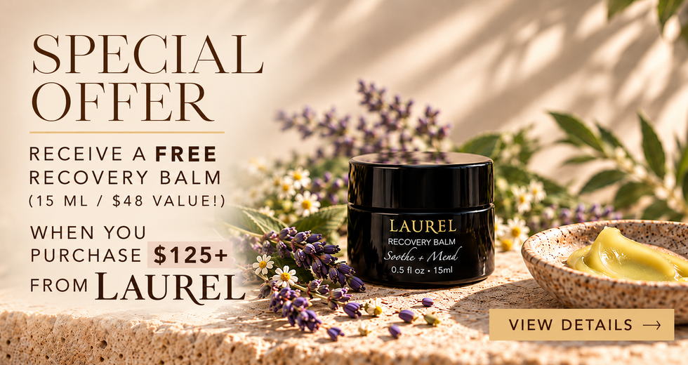 LAUREL SKIN FALL RESET with recovery balm