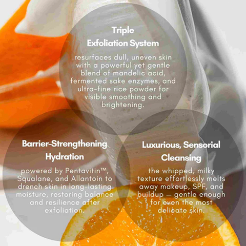 The Meringue Melt Regenerating Skin-Softening Cleanser