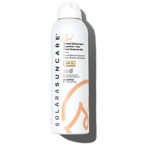 GO! Mineral Defense SPORT Superfruit + Aloe Sunscreen Mist SPF 30