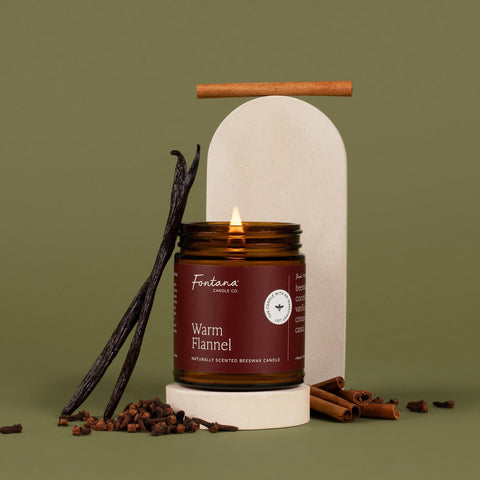 Fontana Candle Co. Warm Flannel Essential Oil Candle