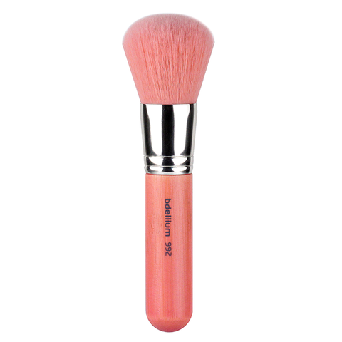 Bdellium bronzer brush pink bambu