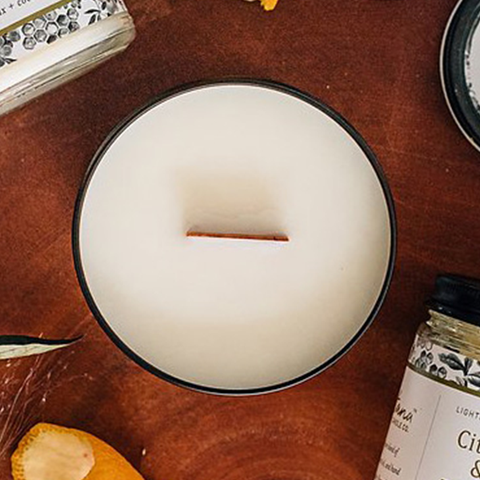 Citrus Peel & Pine Essential Oil Candle