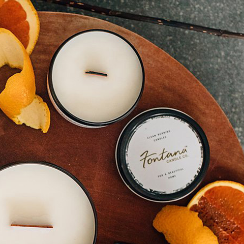 Citrus Peel & Pine Essential Oil Candle