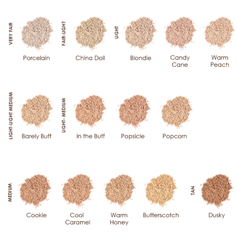 lily lolo foundation swatches
