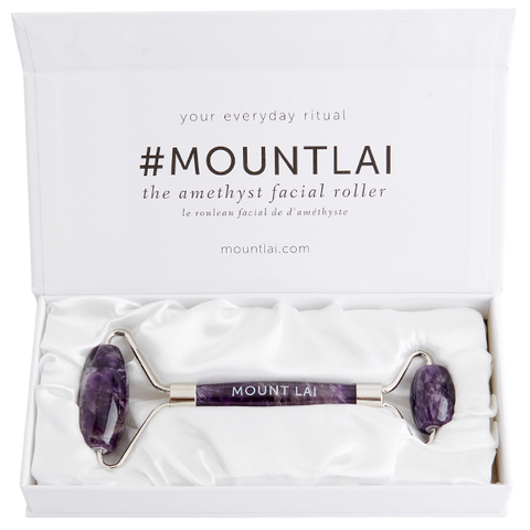 De-Puffing Facial Roller - Amethyst