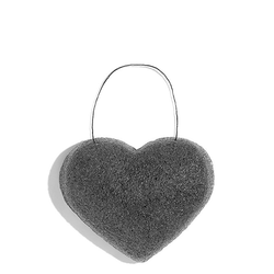 The Cleansing Sponge - Bamboo Charcoal Heart