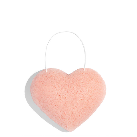one love organics heart rose sponge