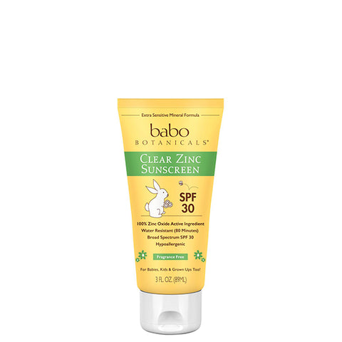 Clear Zinc Sunscreen Lotion SPF 30 - Fragrance Free