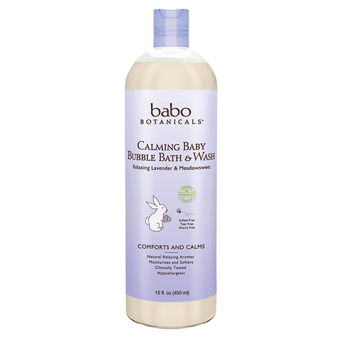 babo botanicals calming baby bubble bath