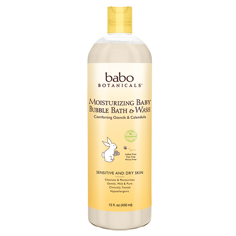 babo botanicals moisturizing bubble bath and wash