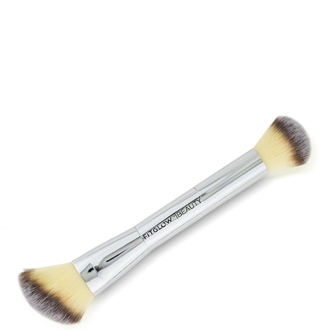 Fitglow teddy double cheek brush