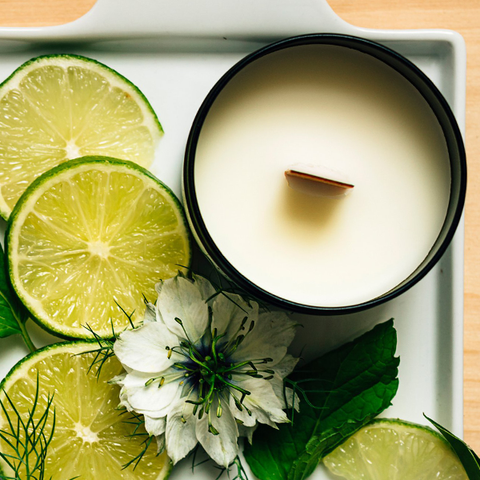 Fresh Mint & Lime Essential Oil Candle