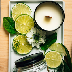 Fresh Mint & Lime Essential Oil Candle