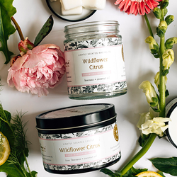 Wildflower Citrus Essential Oil Candle