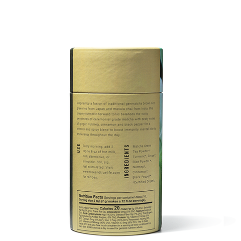 Genmai Chai Turmeric Spiced Matcha