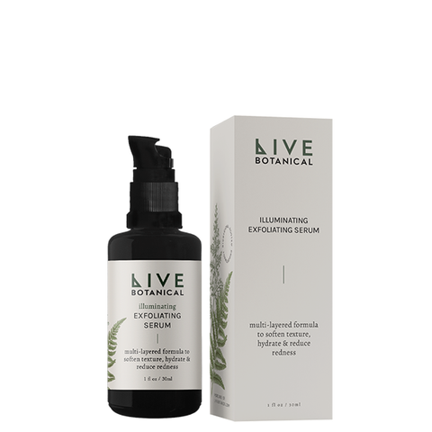 live botanical illuminating serum