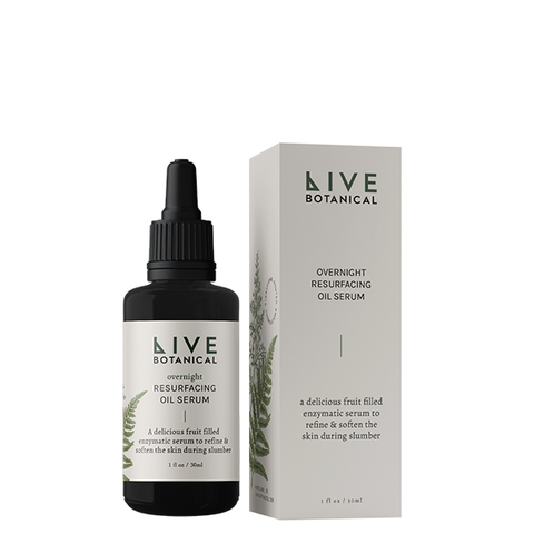 live botanical resurfacing serum