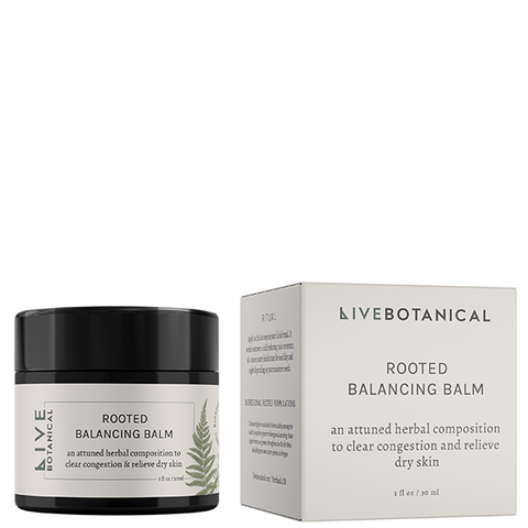 live botanical rooted balancing balm