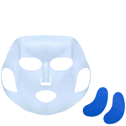 Reusable Silicone Sheet Mask Set for Face + Eyes