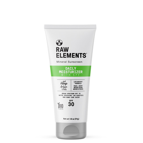 raw elements daily moisturizer spf